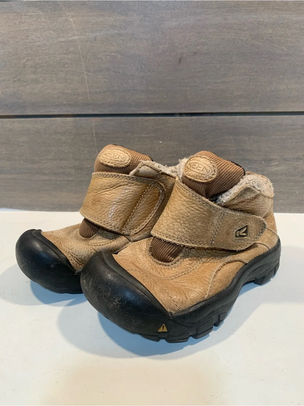 Keen Toddler Leather Snow Boot Brown Black 7 Outdoor Casual Thermal Waterproof